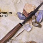 Precision Slicing: 12-Inch Damascus Steel Hunting Meat Knife