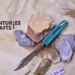 Wild: 7-Inch Damascus Steel Jungle Skinning Knife