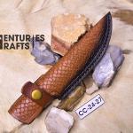 Hunting Ready: 6.5-Inch Damascus Steel skining Knife