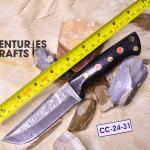 Survival Mastery: 9-Inches Damascus Steel Survival Knife