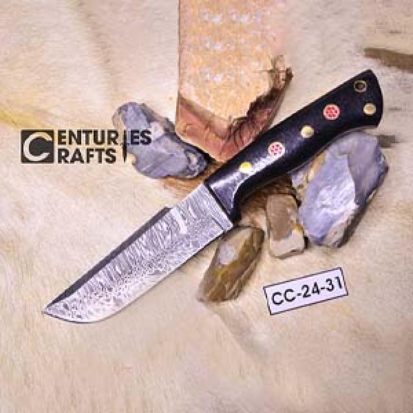 Survival Mastery: 9-Inches Damascus Steel Survival Knife