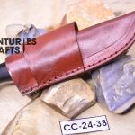 Hunting Ready: 6.5-Inch Damascus Steel skinning Knife