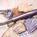 Rugged Precision: 8-Inch Damascus Steel Jungle Blade