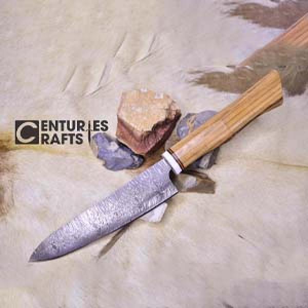 Precision Slicing: 12-Inch Damascus Steel Hunting Meat Knife